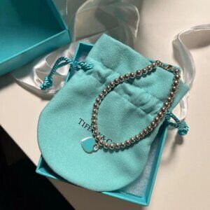 Tiffany & Co Blue Heart Bracelet